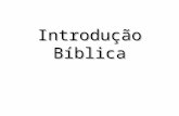 Introdução Bíblica - Curso bíblico Imub - AULA 1