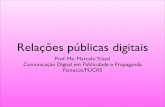 Apresentação sobre relações públicas digitais