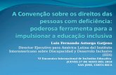 Convenção sobre os direitos das pessoas com deficiência por Luis Fernando Astorga Gatjens