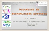 Processos de Desnaturação Proteica