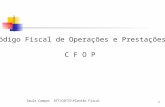 Explicação Código Fiscal de Operação e Prestação - CFOP