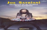 Joe Satriani - Secretos de mi técnica para guitarra