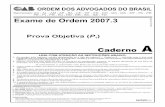 Exame OAB 2007-3 Prova Objetiva - Caderno A