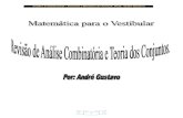 Apostila de Análise Combinatória e Teoria dos conjuntos (fundamentos)