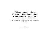 Manual do Estudante de Direito 2010 UFRJ-FND