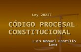 TITULO PRELIMINAR DEL CÓDIGO PROCESAL CONSTITUCIONAL
