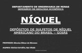 UFOP - Seminário sobre Níquel - Americano do Brasil - GO