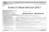 Exame OAB 2010-1 Prova Objetiva - Caderno de Questões - Afonso Arinos