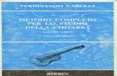 Ferdinando Carulli Metode Completo Per l'Estudi Del La Guitarra