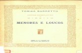 Tobias Barreto - Menores e Loucos 1