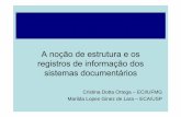 A noção de estrutura e os registros de informação dos sistemas documentários