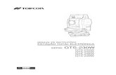 Manual da Topcon GTS230W