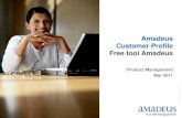 Amadeus Customer Profile - Webinar Mar 2011