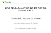 Mineração de dados no Mercado Financeiro