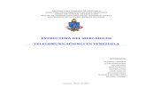 Estructura Del Mercado de Las Telecomunicaciones en Venezuela