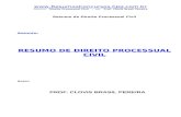 Resumo De Direito Processual Civil - Clovis Brasil Pereira
