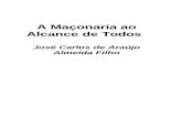 A Maçonaria ao alcance de todos - José Carlos Almeida