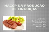 HACCP na produção de linguiças
