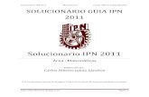 SOLUCIONARIO GUIA IPN 2011