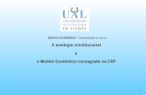 Direito Economico - Axilogia Constitucional e Modelo Economico Na Crp