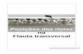 Apostila das Posiçoes da notas na Flauta transversal