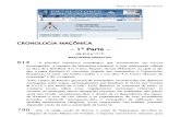 Cronologia Maconica