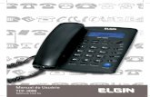 Manuel - Elgin TCF 3000 Telefone