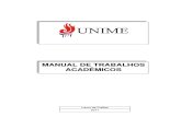 Manual de trabalhos acadêmicos da UNIME 2011