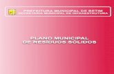 Plano Da Politica Municipal de Residuos Solidos BETIM