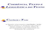 Coerência, Texto e Linguística do Texto 02