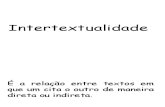 INTERTEXTUALIDADE - SÃntese - 25-10