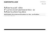 Manual de Operação Pavimentadora AP300CAT