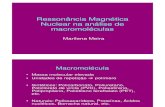Ressonância Magnética Nuclear na análise de macromoléculas