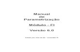 Manual de Parametrização - Módulo FI - Versão 6.0