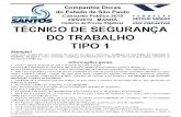 TÉCNICO DE SEGURANÇA DO TRABALHO TIPO 1