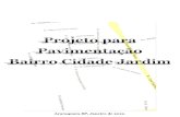 Projeto Pavimentação Asfáltica - Cidade Jardim (Araraquara-SP)