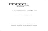 ANPEC 2012 - Estatística