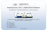 Manual de Práticas  de Quimica  Tecnológica e Aplicada