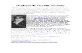 Os plágios de Madame Blavatsky