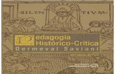 Pedagogia histórico-crítica primeiras aproximações - Dermeval Saviani