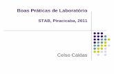 Celso Caldas - Boas Praticas Laboratoriais 2011 - Parte1