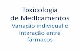 Toxicologia de Medicamentos