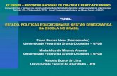 Painel - ESTADO, POLÍTICAS EDUCACIONAIS E GESTÃO DEMOCRÁTICA DA ESCOLA NO BRASIL - LIMA, ARANDA & LIMA 2010