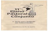 11º Plano de Pastoral de conjunto: 1º texto de Reflexão nas Comunidades - Arquidiocese do Rio de Janeiro