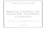 Furio Franceschini - Breve curso de análise Musical e conselhos de interpretação - 2ª edição.