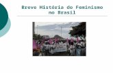 Breve História do Feminismo no Brasil apresentação
