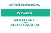 Manual de Montagem Honda NX200