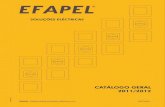 EFAPEL Catalogo Geral Pt