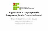Algoritmos Linguagem Programacao Computadores I