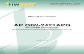 Manual instalação Roteador OIW 2421APG